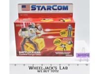 Battle Crane WORKS Complete Starcom 1986 Coleco Action Figure Vehicle MIB