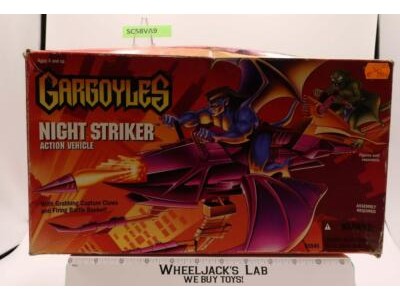 Night Striker 100% Complete Gargoyles 1995 Kenner Motorcycle Action Figure
