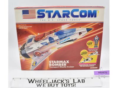 Starmax Bomber WORKS Complete Starcom 1986 Coleco Action Figure Vehicle MIB