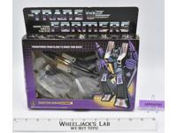Skywarp NEAR MINT FIGURE UNUSED STICKERS Complete 1984 Vintage G1 Transformers