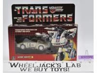 Jazz NICE FIG &amp; BOX 100% Complete Boxed 1984 Vintage Hasbro G1 Transformers