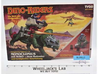 Monoclonus 100% Complete W/Box Dino Riders 1987 Tyco Action Figure