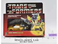 Sunstreaker NR MINT FIG UNUSED STICKERS NICE BOX Vintage Hasbro G1 Transformers