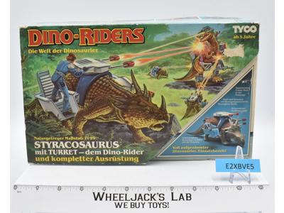 Styracosaurus 100% Complete W/Box Dino Riders 1987 Tyco Action Figure