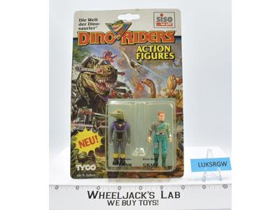 Kraw &amp; Graff Dino Riders German Siso 1989 Tyco NEW MOSC SEALED