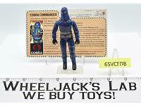 Cobra Commander MAIL AWAY V2 GI Joe Vintage Hasbro 1984 Action Figure