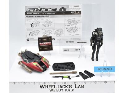 Wave Crusher With Cobra EEL 100% Complete G.I. Joe 2009 Hasbro Vehicle