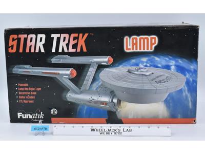 USS Enterprise Star Trek 1999 Funatik Collectibles Folding Table Lamp