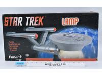 USS Enterprise Star Trek 1999 Funatik Collectibles Folding Table Lamp