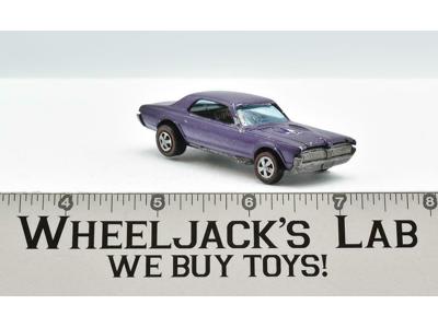 Custom Cougar Purple Restored 1968 Redline Hot Wheels Mattel Vintage RL