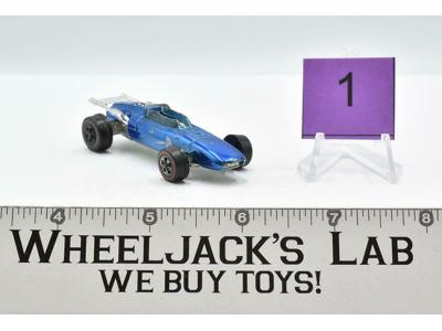 Indy Eagle #1 Blue 1969 Redline Hot Wheels Mattel Vintage RL
