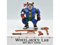 Panda Khan 100% Complete Teenage Mutant Ninja Turtles 1990 Playmates Figure