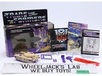 Blitzwing 100% Complete W/BOX 1985 Vintage G1 Transformers Hasbro Action Figure