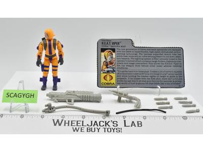 H.E.A.T. Viper V1 100% Complete G.I. Joe 1989 Hasbro Vintage Action Figure