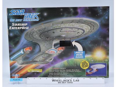 Starship Enterprise W/ Box Star Trek The Next Generation Vingtage 1992 Playmates