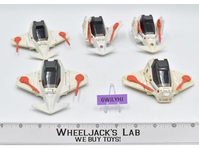 Lot of 5 Starwolf F-1400 Action Figure Vehicles Starcom 1986 Vintage Coleco