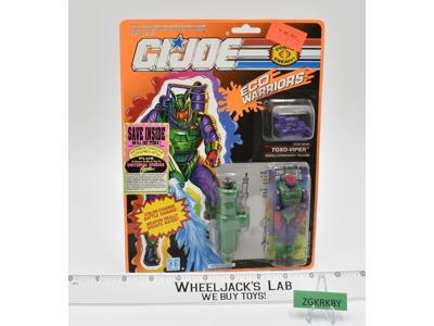 Toxo-Viper GI Joe Eco Warriors 1990 Hasbro Figure MOSC SEALED NEW
