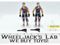 Tomax &amp; Xamot V1 1985 GI Joe Vintage ARAH Hasbro Action Figure