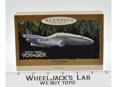 U.S.S. Voyager Star Trek MIB NEW MAGIC Keepsake Ornament 1993 Hallmark