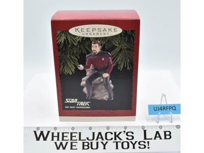 Commander William J. Riker Star Trek MIB Keepsake Ornament 1996 Hallmark