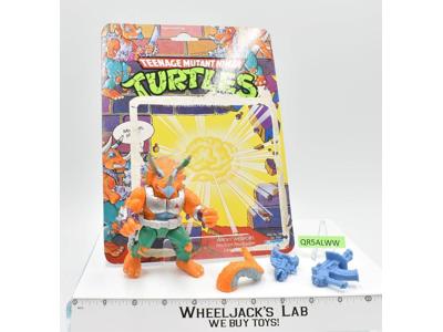 Triceraton W/Cardback NR MINT 100% Complete TMNT 1990 Playmates Vintage Figure