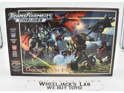 Descent Into Evil Transformers Timelines 2005 Botcon NEW Transformers Hasbro