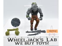 Rocksteady HARD HEAD 100% Complete Teenage Mutant Ninja Turtles 1988 Playmates