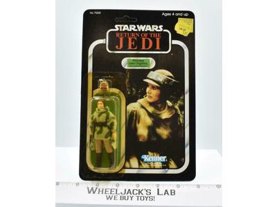 Princess Leia Combat Poncho 77 Back Star Wars ROTJ 1983 Kenner Figure NEW MOSC