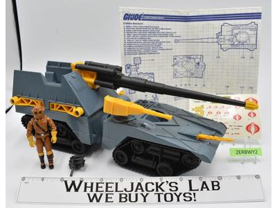 Cobra Maggot W/ W.O.R.M.S. Complete G.I. Joe 1987 Hasbro Vintage Figure Vehicle