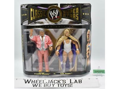 Classy Freddie Blassie vs Hulk Hogan Classic Super Stars NEW 2006 WWF Jakks
