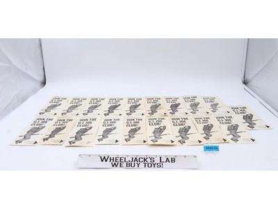 Lot of 19 Join The G.I. Joe Club Membership Inserts Original Vintage