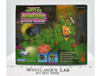 Mutatin' Raphael 100% Complete W/Box Teenage Mutant Ninja Turtles 1992 Playmates