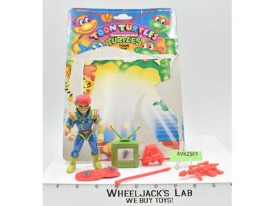 Toon Zak w/Cardback NR MINT 100% Complete TMNT 1993 Playmates Action Figure
