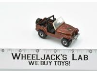 Brown Jeep CJ7 Hot Wheels Mattel Blackwall Vintage 1981