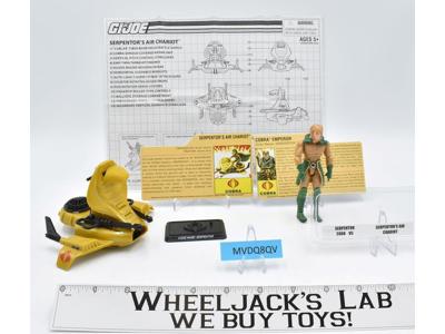 Air Chariot W/ Serpentor 100% Complete G.I. Joe 25th Anniv. 2008 Hasbro Vehicle
