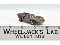 Lola GT70 Brown 1969 Redline Hot Wheels Mattel Vintage RL