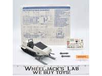 Polar Battle Bear Skimobile W/PARTIAL STICKER SHEET 100% Complete GI Joe Vehicle