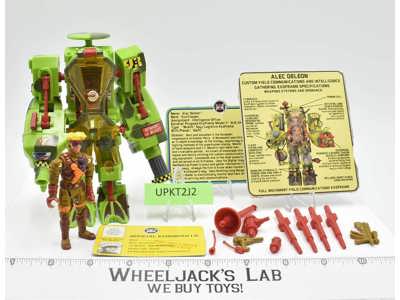 Alec Deleon W/ Field Communications E-Frame Complete Exo-Squad 1995 Playmates