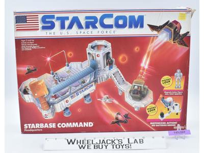 Starbase Command 100% Complete W/Box Starcom 1986 Coleco Action Figure Playset
