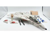 Skystriker XP-14F &amp; Ace G.I. Joe 1983 Cobra Vehicle Hasbro Action Figure