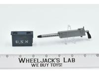 GI Joe 1964 Action Sailor Equipment Set Machine Gun #1 Hasbro 12" Accessory