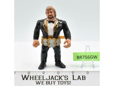 Million Dollar Man Ted DiBiase BLACK W/BELT 1990 WWF Wrestling Hasbro Figure