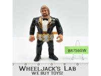 Million Dollar Man Ted DiBiase BLACK W/BELT 1990 WWF Wrestling Hasbro Figure