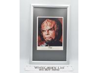Commander Worf Star Trek Next Generation Michael Dorn AUTOGRAPHED Picture