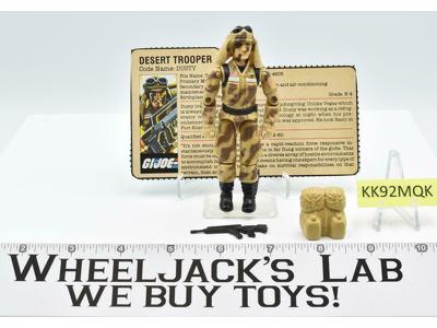 Dusty Desert Trooper V1 1985 GI Joe Vintage Hasbro Action Figure