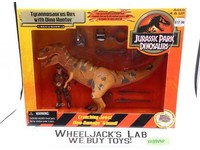 Tyrannosaurus Rex with Dino Hunter Jurassic Park Dinosaurs 1999 Hasbro SEALED