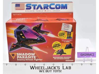 Shadow Parasite WORKS Complete Starcom 1986 Coleco Action Figure Vehicle MIB