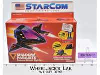 Shadow Parasite WORKS Complete Starcom 1986 Coleco Action Figure Vehicle MIB
