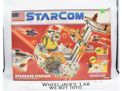 Starbase Station Sgt. Maj. Bull Gruff Complete W Box Starcom 1986 Vintage Coleco