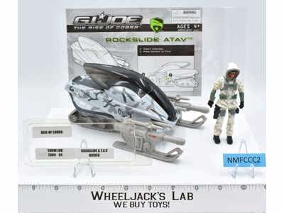 Rockslide A.T.A.V. With Snow Job 100% Complete G.I. Joe 2009 Hasbro Vehicle